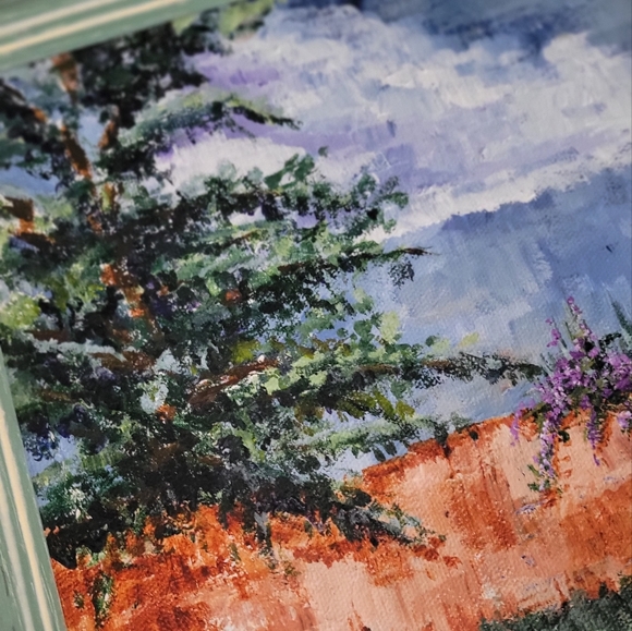 Small Vintage Landscape Oil Painting - Picture 2 of 3